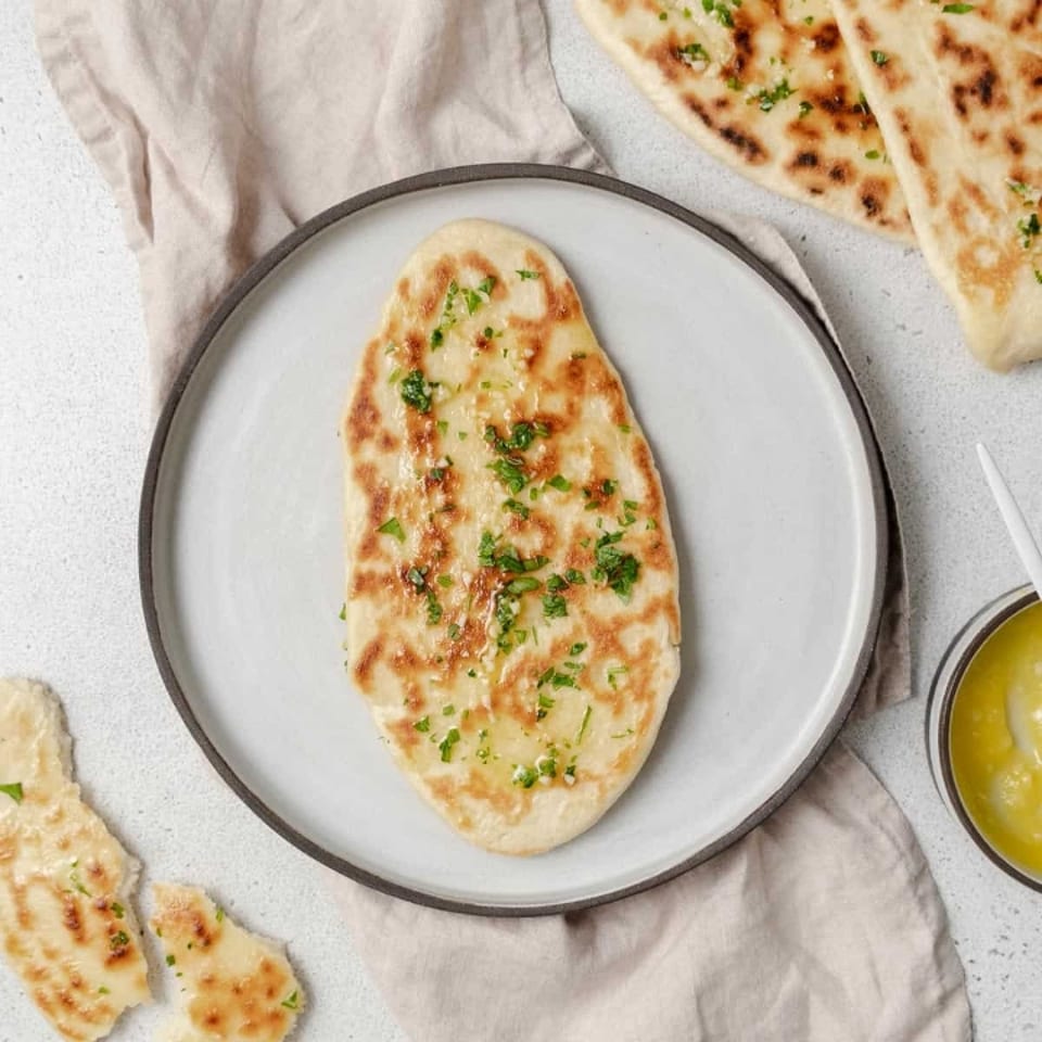 Delicious Garlic Naan